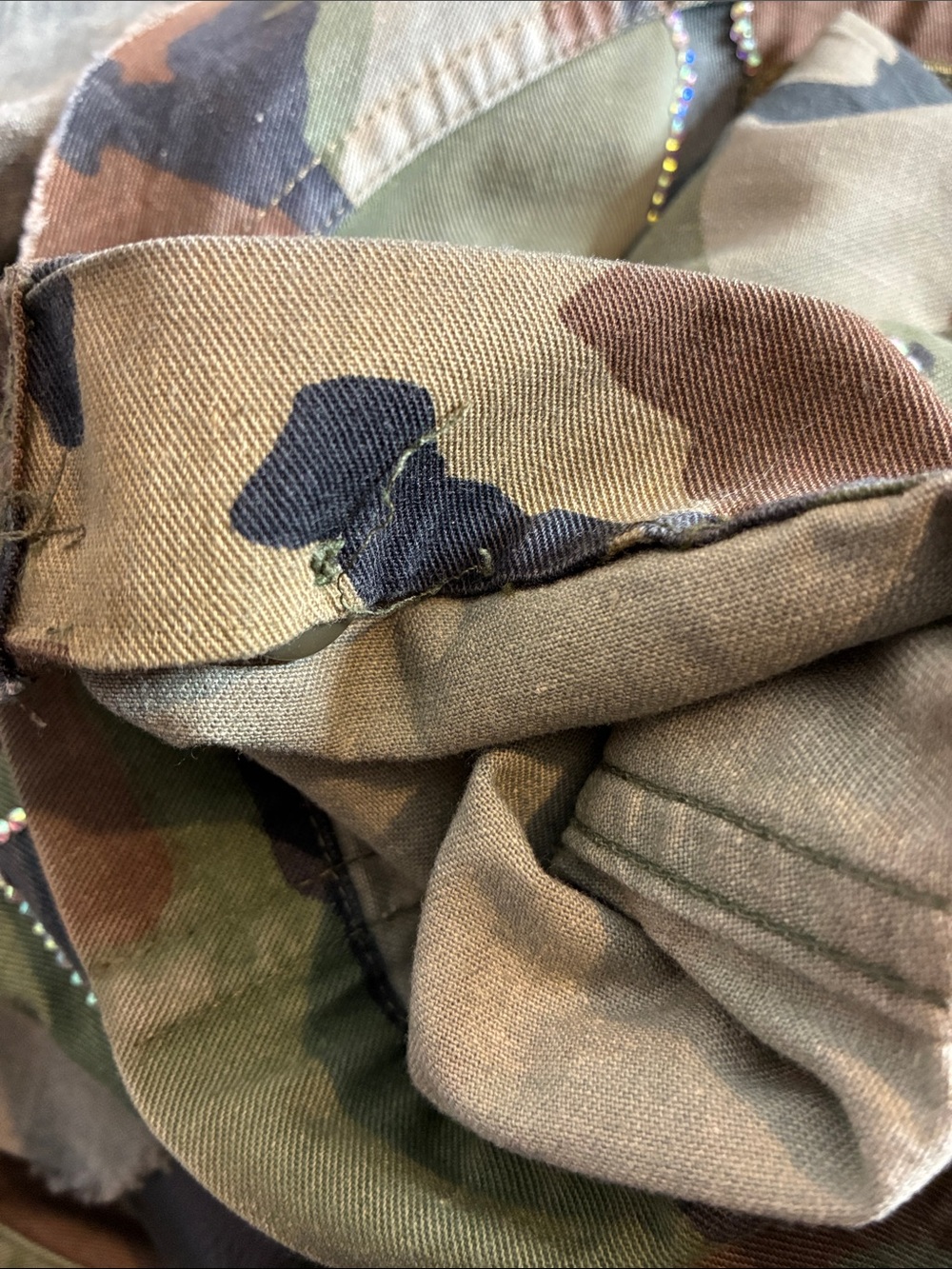 Custom Rhinestone cropped Camo - Picture 10 of 10